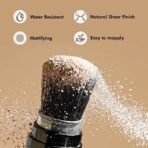 mCaffeine 100% Mineral Powder Sunscreen SPF 50 PA+++ for Oily Skin | Mattifying, Water Resistant & Zero White Cast | Travel Friendly & Easy to Apply - Fast UK Delivery - Image 3