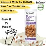 Jus' Amazin 30 Second Almond Drink - Unsweetened (10 X 25g sachets) | Use 1 Sachet to make 1 Glass | Dairy Free Almond Milk, Clean Nutrition, 100% Natural, Keto, Vegan - Fast UK Delivery - Image 3