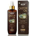 Wow Skin Science 100% Pure Castor Oil - Pure Cold Pressed Oil Blend and Hexane Free -Supports HealthierHair, Eyelashes, Skin & Nails | No Mineral Oil & Silicones - 200 ml - Fast UK Delivery - Image 2