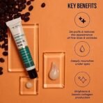 Dr. Sheth's Chamomile & 2.5% Caffeine Under Eye Cream | Reduces Fine Lines, Wrinkles & Puffiness | 0.1% Bakuchiol & Algae Extract for Dark Circles For Women & Men | Daily use anti aging cream -15g - Fast UK Delivery - Image 4