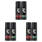 Beardo Perfume Deo Spray - LEGACY & GODFATHER Deodorant for Men (150ml x 2) | Spicy, Woody, Fresh Notes Body Spray for Men | Long Lasting Deo for Men (Pack of 3) - Fast UK Delivery