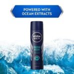 Nivea Men Deep Impact Freshness Deodorant Spray, 150 Milliliters &, Fresh Ocean Deodorant Spray, 150 Ml, Pack Of 1 - Fast UK Delivery - Image 7
