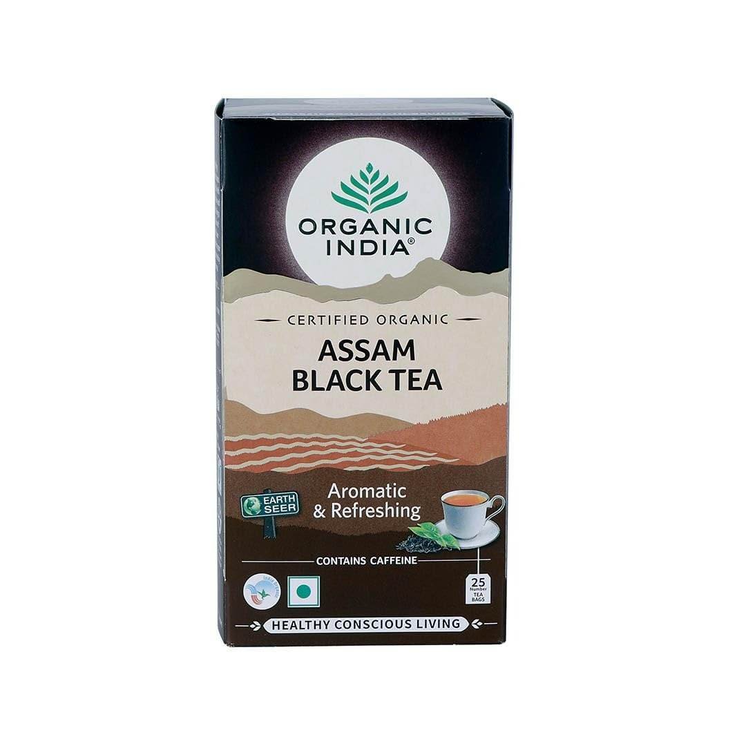 uk51Nfj6jVwyL.jpg ORGANIC INDIA Assam Black Tea - 25 IB - Fast UK Delivery - Image 1