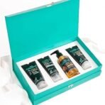 mCaffeine Gift Kit with Pure Coffee Skincare | Gift Set with Face Wash, Face Scrub, Body Wash & Sunscreen | Suitable Gift Kit for All Occasions & All Skin Types | Valentine Present for Him/Her, Wife Birthday, Anniversary Perfect Gift Hampers For Men and Women - Fast UK Delivery - Image 2