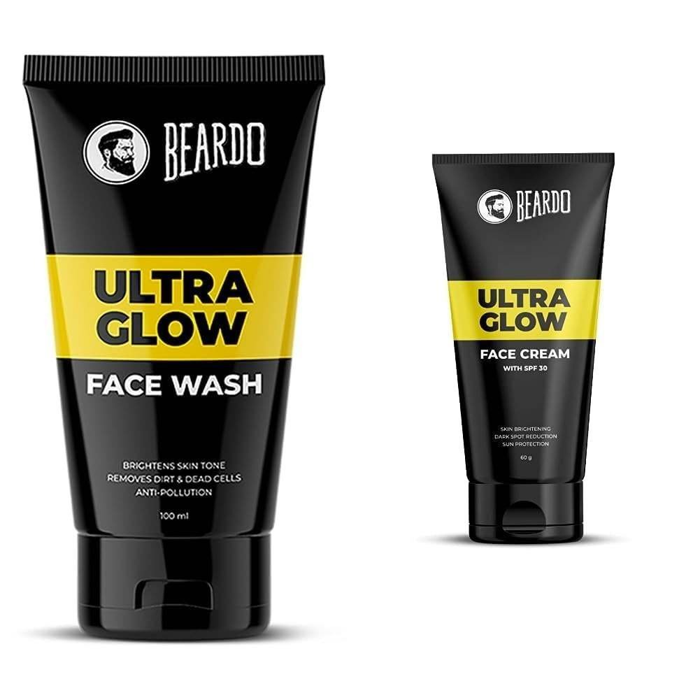 uk51Nxdi-aKaL-1-1.jpg Beardo Facewash Combo | Ultraglow Face Wash 100ml & Ultraglow Face Cream 60g (Set of 2) - Fast UK Delivery - Image 1