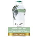 Olay Fresh Outlast Body Wash with Eucalyptus and Spirulina, 22 fl oz/650ml - Fast UK Delivery