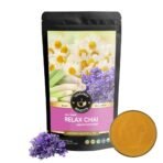 TEACURRY Relax Tea - 15 Pyramid Tea Bags | Relax Green Tea Helps to reduces stress, improves sleep, beats insomnia, Relaxes Mind - Fast UK Delivery