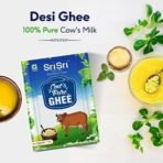 Sri Sri TATTVA shuddhta ka naam Cow Ghee - Pure Cow Ghee for Better Digestion and Immunity - 5 Liter - Fast UK Delivery - Image 4