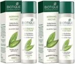Biotique Morning Nectar Visibly Flawless Skin Moisturizer Cream For All Skin Types Pack Of 2, 190Ml Each (380 Ml) - Fast UK Delivery - Image 2