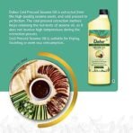 Dabur Cold Pressed Sesame(Gingelly/Til) Cooking Oil - 1L | Helps in Lowering Cholestrol & Improves Heart Health | Perfect blend of Health, Taste & Aroma - Fast UK Delivery - Image 5