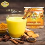 Dhampure Speciality Haldi Turmeric Masala Gur, 250G | Golden Milk | Immunity Booster | Haldi Mix | Turmeric Latte | Spiced Turmeric Latte Mix | | Milk Booster- Milk Mix - Fast UK Delivery - Image 6