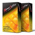KamaSutra Mango Flavored Condoms for Men 20 Count - Fast UK Delivery - Image 2