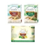Diabliss Tea Premixes & Cookies Combo - Lemon, Ginger, Masala Tea(30x10g Sachets), Moringa & Millet Cookie 120g Box - Low Glycemic Index (GI) Diabetic Friendly - Image 2
