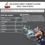 Wellbeing Nutrition Marvel Thor Melts | Active Probiotics & Prebiotics for Kids (6+) to Improve Digestion, Immunity & Gut Health | Kids Health Supplement | Sweet Cherry Flavor (30 Oral Strips) - Fast UK Delivery - Image 7