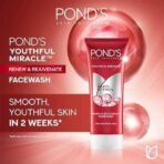 POND'S Youthful Miracle Hexyl Retinol, Renew & Rejuvenate Facewash 100g - Fast UK Delivery - Image 4
