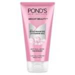 POND'S Bright Beauty Anti-Dullness & Brightening Facewash With Niacinamide | For Glass-Skin Like Shine And With 4X Visibly Brighter Skin, 150Gm - Fast UK Delivery