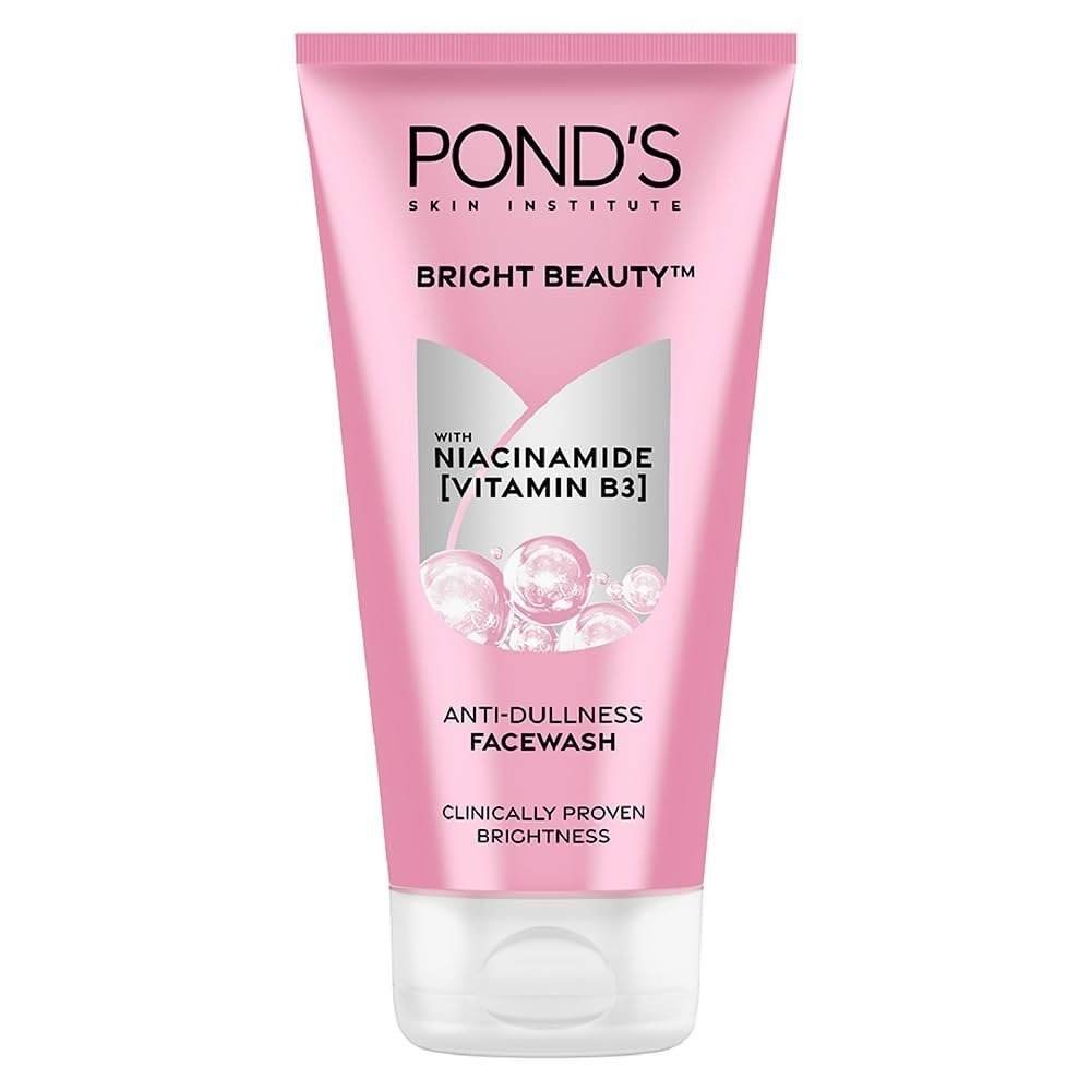 uk51P00XzM6CL-1-1.jpg POND'S Bright Beauty Anti-Dullness & Brightening Facewash With Niacinamide | For Glass-Skin Like Shine And With 4X Visibly Brighter Skin, 150Gm - Fast UK Delivery - Image 1