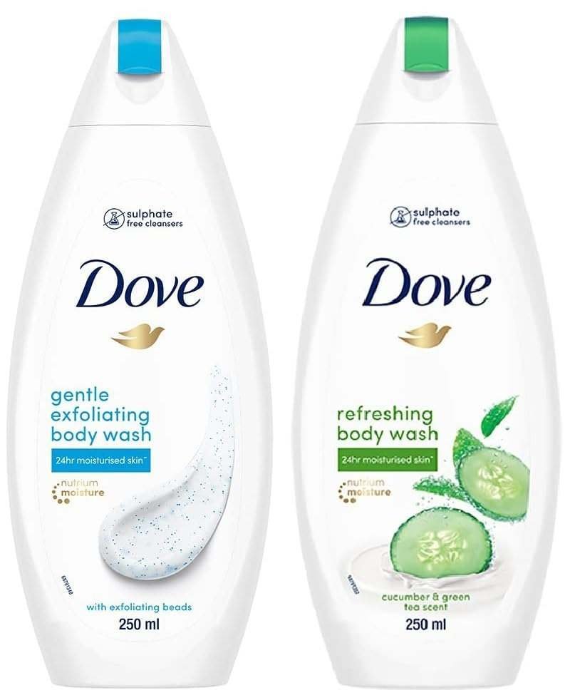 uk51P0ETdtZOL-1-1.jpg Dove Refreshing Body Wash, With Refreshing Cucumber And Green Tea Scent, For All Skin Type, Smoother Skin, 250 ml - Fast UK Delivery - Image 1