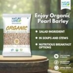Natureland Organics Pearl Barley 500 Gm (Pack of 5) - Organic Barley - Fast UK Delivery - Image 3