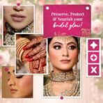 Just Herbs Wedding Vows Glam Essentials with Matte Lipstick | Lip & Cheek Tint | Strobe Cream | Kajal | Sindoor | Eyeshadow Palette | Nail Paint | Serum Foundation | Blush Drops All in One Makeup Kit for Women (Pack of 9) - Fast UK Delivery - Image 6
