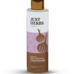 Just Herbs Castor Conditioner with Onion Black Seed Oil & Bhringraj for Hair Growth, Hair fall Control & Colour Treated Hair - Suitable for Men & Women -100 ml - Fast UK Delivery