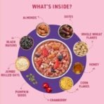Bagrry's Healthy Crunch Nutty Fruity Muesli with Seeds, Nuts & Berries 1kg Pouch| 78% Fruit, Nuts,Grains & Seeds| No artificial colours - Fast UK Delivery - Image 7