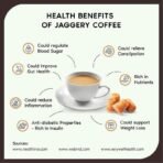 FOODIA Jaggery Strong Hot Coffee (400g) | Instant Coffee Powder with Zero Refined Sugar | Coffee Premix with Real Ingredients | Vegan - Fast UK Delivery - Image 4