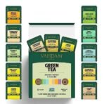 VAHDAM, Green Tea Bag Sampler | Tea Variety Pack- 10 Teas Bags | Gluten Free, Pure Ingredients | Pure Assorted Green Tea Gift Sets, Assortment Of 10 Green Tea Flavors | Valentines Day Gifts 2025 - Fast UK Delivery - Image 2