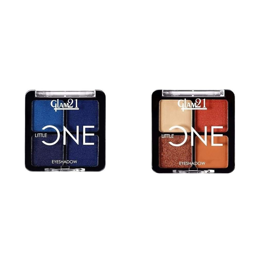 uk51PIOIbRFEL-1-1.jpg Glam 21 Little One 4-in-1 Eyeshadow Palette Ultra pigmented, |Wild Out-07 Little One 4-in-1 Eyeshadow Palette Ultra pigmented, Easy to blend Long Lasting Eye Make Up Kit |Pool Party-02 - Fast UK Delivery - Image 1