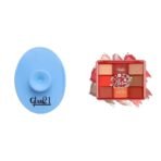 Glam 21 Silicone Face Cleanser Scrubber (Small) Floral Hues 9 In 1 Eyeshadow Palette Highly Pigmented Smudge-Proof (7.5 gm) 02- Daisy - Fast UK Delivery