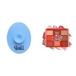 Glam 21 Silicone Face Cleanser Scrubber (Small) Floral Hues 9 In 1 Eyeshadow Palette Highly Pigmented Smudge-Proof (7.5 gm) 02- Daisy - Fast UK Delivery
