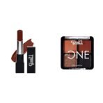 Glam 21 Ultra Velvet Lipstick Long-lasting | Matte finish 2.5gm | Hazel Nut-22 & Little One 4-in-1 Eyeshadow Palette Long Lasting Eye Make Up Kit |Artist Love-01 - Fast UK Delivery