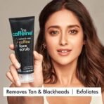 mCaffeine Coffee Tan & Dead Skin Removal Face Scrub (75gm) | Caffeine & Walnut Scrub for Face | Exfoliating & Brightening Scrub |Blackhead Remover, Whitehead Remover, Detan Pack I Face Scrub For Women and Men - Fast UK Delivery - Image 3
