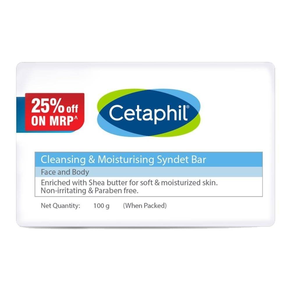 uk51PasKyvYuL-1-1.jpg Cetaphil Cleansing Moisturizing Syndet Bar 100gm - Fast UK Delivery - Image 1