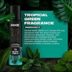 AXE Signature Mysterious Tropical Green No Gas Deodorant Bodyspray For Men 154 Ml (Pack Of 2) - Fast UK Delivery - Image 4