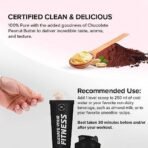 Wellbeing Nutrition Organic Vegan Plant Protein Powder for Women | 4g BCAA & 18g Pea Protein & Brown Rice Protein Isolate for Energy, Growth & Hormonal Balance | Chocolate Peanut Butter - 500gms - Image 6