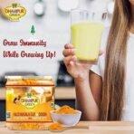 Dhampure Speciality Haldi Turmeric Masala Gur, 250G | Golden Milk | Immunity Booster | Haldi Mix | Turmeric Latte | Spiced Turmeric Latte Mix | | Milk Booster- Milk Mix - Fast UK Delivery - Image 5