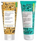 Aroma Magic Aloe Vera Sun Screen Gel, SPF 20, 100ml and Aroma Magic Sunscreen Sun Block Lotion, SPF 30, 50ml - Fast UK Delivery - Image 2