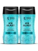 Beardo Ice Blast Body Wash for Men 200ml (Pack of 2) | Refreshing Menthol cooling | INSTANT ICY cool freshness body wash | Shower Gel for pricky summer heat - Fast UK Delivery - Image 2