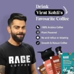 Rage Coffee - Silk Blend Assorted Sachets, Pack of 15 (3 Classic, 4 Creamy Hazelnut, 4 Vanilla Velvet & 4 Belgian Chocolate) + Multi-purpose Shaker 400 ml & Frother - Fast UK Delivery - Image 3