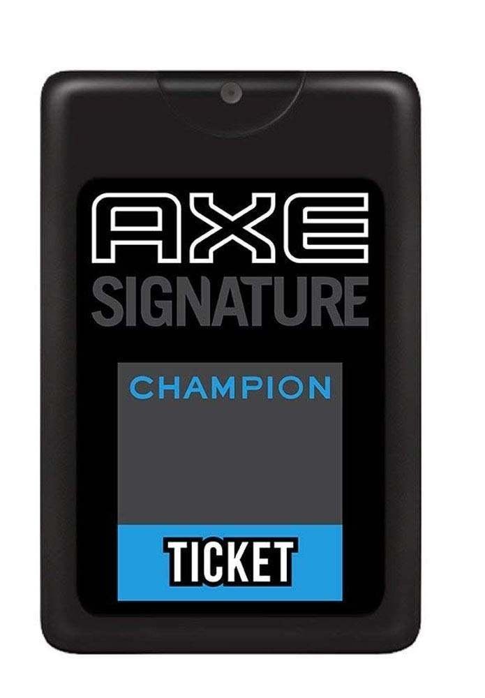 uk51Q83HahLwL-1-1.jpg AXE Ticket Perfume, Champion, 17 Ml - Fresh, Spray - Fast UK Delivery - Image 1
