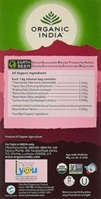 Organic India Tulsi Sweet Rose 25 Tea Bags- (Pack of 3) - Fast UK Delivery - Image 6