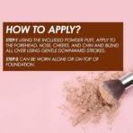 Fashion Colour Platinum Perfect Match Face Powder With Mirror + Powder Puff | Velvety Formula | Matte Finish | Upto 11 hrs of Lightweight Coverage | Blurring Imperfection | For All Skin Types | (FC25, 10g) - Fast UK Delivery - Image 6