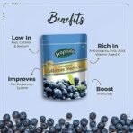 Happilo Premium Dried Californian Blueberries 150 g (Pack of 1) | Rich in Calcium and Vitamin K | Non-GMO & No Preservatives | Ideal For Snacking - Fast UK Delivery - Image 6