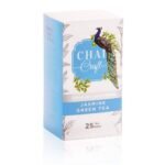 Chai Craft Jasmine Green Tea (25 Teabags) I Pure Organic Green Tea blended with Jasmine extracts I For Calm Mind and Relaxation | Made with 100% Whole Leaf, Natural Jasmine Flowers & Natural Flavors - Fast UK Delivery
