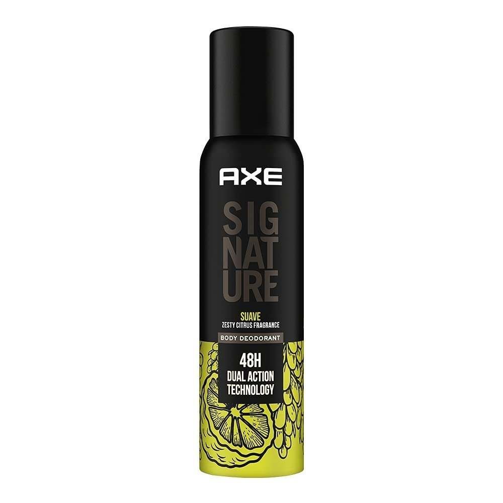 uk51QLRRuIiES-1-1.jpg Axe Signature Suave Long Lasting No Gas Deodorant Bodyspray Perfume for Men, 154 ml - Fast UK Delivery - Image 1