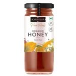 Kapiva Organic Honey 500gm | NMR tested | Unprocessed & Unpasteurized Honey |100% Raw Pure & Natural | Strengthens Immunity | 0% Added Sugar No Preservatives - Fast UK Delivery