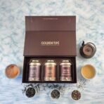 Golden Tips Assorted Tea Gift Box | Immunity Boosting Darjeeling Teas | Gift of Health | Diwali Gift Set | Gift Hamper Combo of Masala chai + Oolong Tea + Darjeeling White Tea - Fast UK Delivery - Image 2