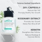 mcaffeine Hair Serum With 20% Caffexil Advanced,Biotin,Keratin & Rosemary|80% Hair Growth,Increase Hair Density & Controls Hair Fall|Nourishes Hair Roots|Hair Growth Serum For Women&Men - 30 Ml,190G - Fast UK Delivery - Image 7