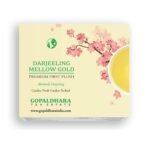 GOPALDHARA Darjeeling Tea Premium First Flush Spring Mellow Gold Tea 200G Paper Box - Special Ftgfop1 Darjeeling Tea Highest Elevation(7000Ft), 200 Grams - Fast UK Delivery